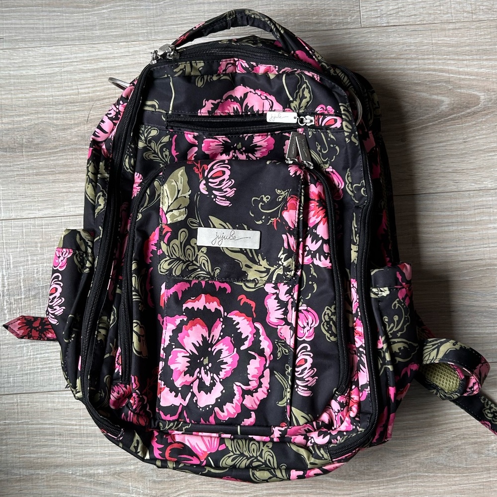 Ju Ju Be Be Right Back 16" backpack in Blooming Romance - NO CHANGING PAD